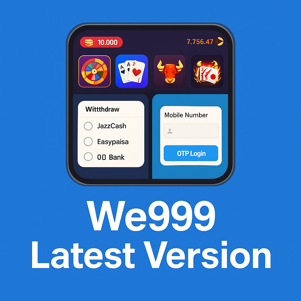 We999 Latest Version: A Trusted Gaming App for Earning Online in Pakistan
